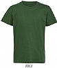 Camiseta Algodon Biologico Infantil Milo Sols - Color Verde Botella